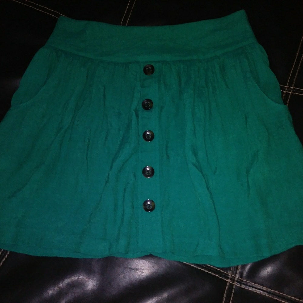 Flirty Turquoise Charlotte Russe Skirt! -- Medium